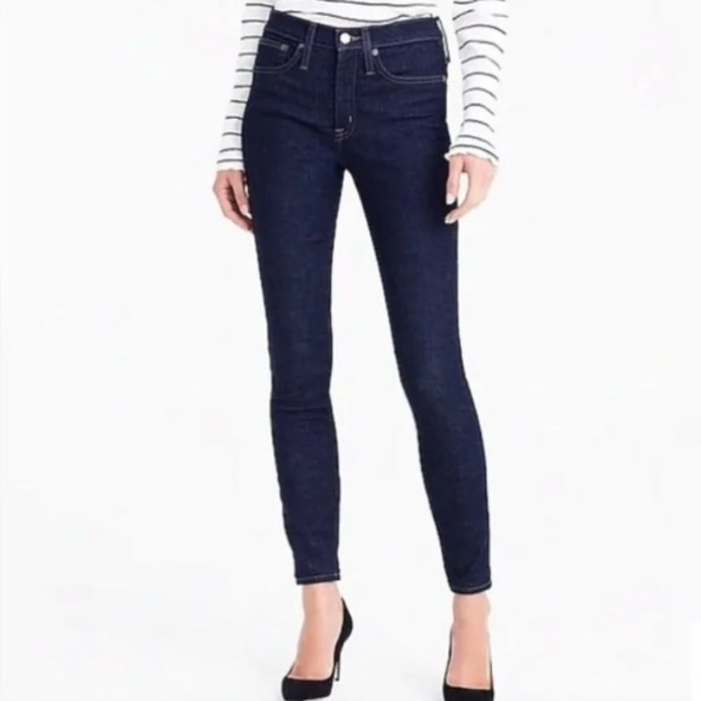 J. Crew Mercantile Mid-Rise Skinny Jean in Rinse Wash